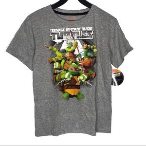 TMNT Classic Graphic Short Sleeves Tee Large NEW